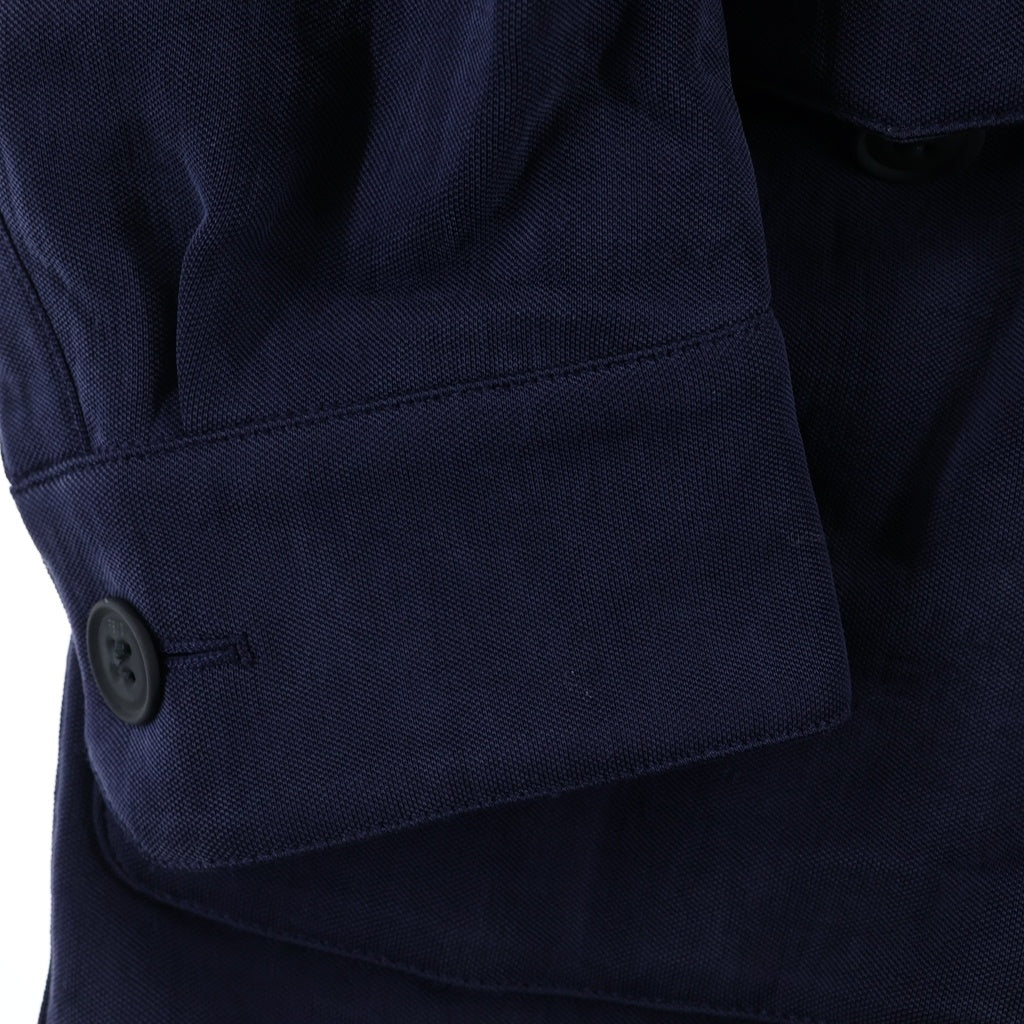 FENDI(フェンディ) MULTI PATCH BLOUSON HOODED JACKET マルチパッチ付き フード付きジャケット コート ネイビー FW0852