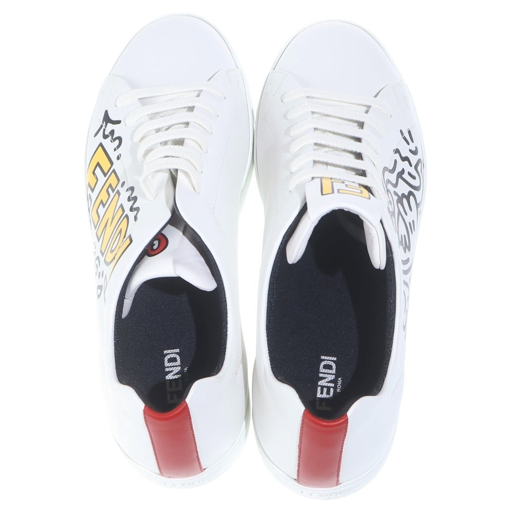 FENDI(フェンディ) ×Mr Doodle Sneakers ミスタードゥードゥル ローカットシューズ スニーカー ホワイト