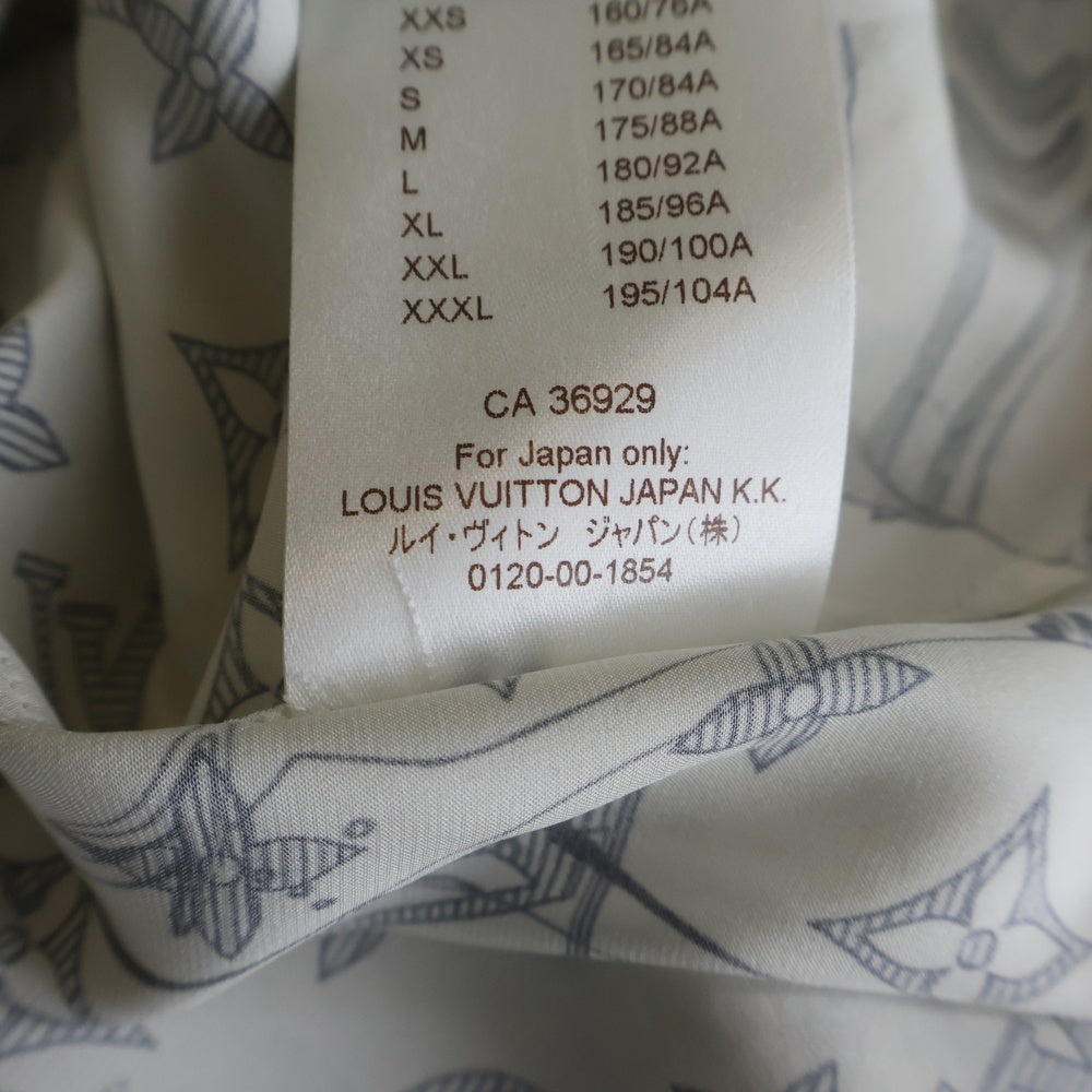 LOUIS VUITTON(ルイヴィトン) ×Jake and Dinos Chapman チャップマンブラザーズ モノグラム 長袖シャツ ホワイト RM171 ZWN HBS90W