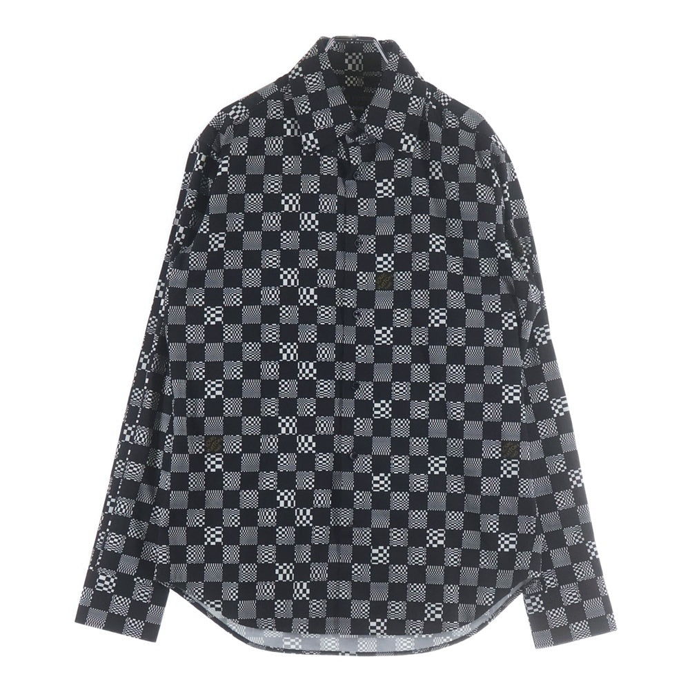 LOUIS VUITTON(ルイヴィトン) 21SS ディストーテッドダミエ 長袖シャツ