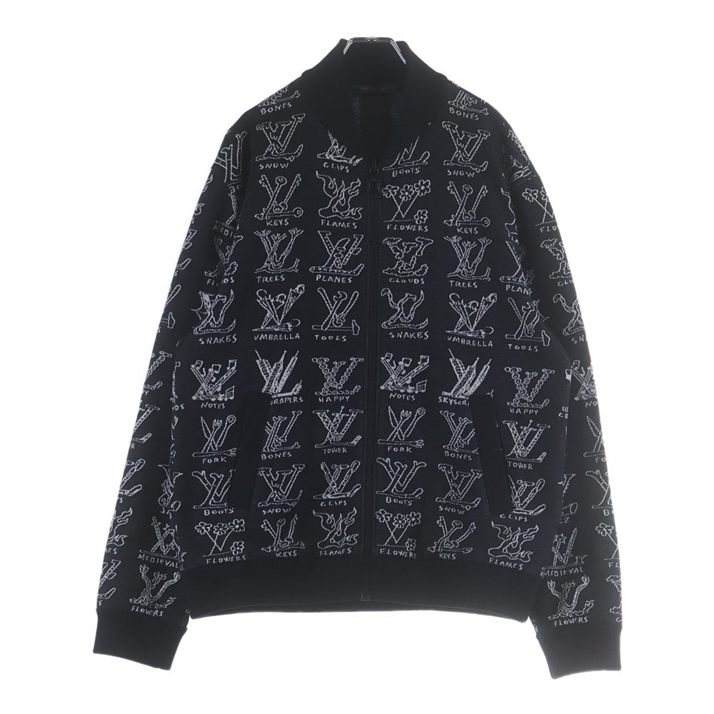 ルイヴィトン LOUIS VUITTON ブルゾン ミックスレザー バーシティ