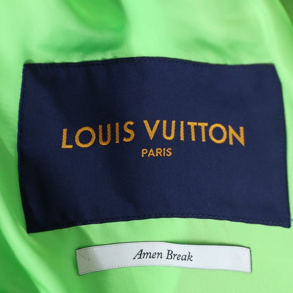 LOUIS VUITTON(ルイヴィトン) 22SS グラデーションモノグラム スタジアムジャケット ブルー/グリーン RM221 MJY HML95E