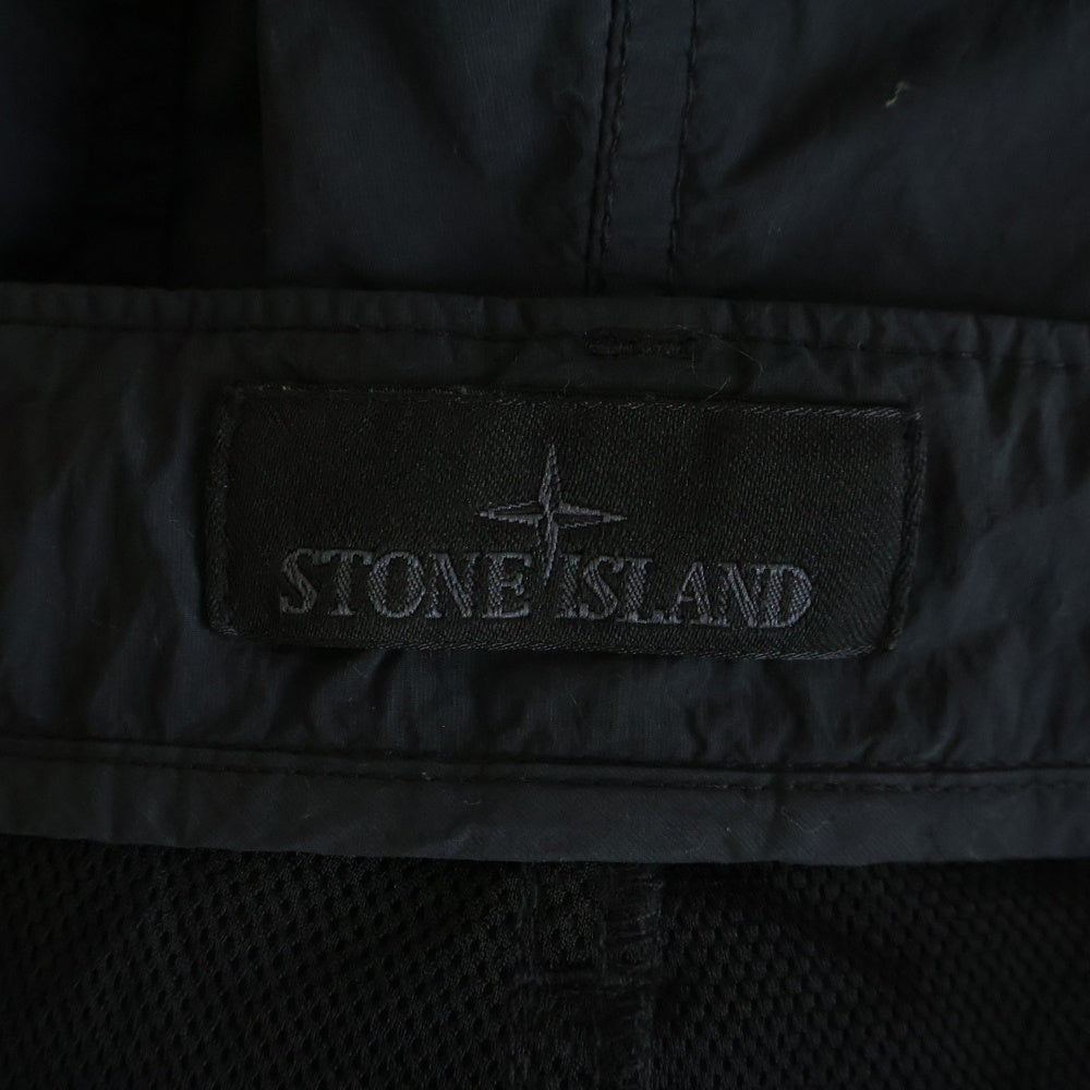 STONE ISLAND(ストーンアイランド) NYLON PANTS ナイロン サイドワッペン パンツ ブラック