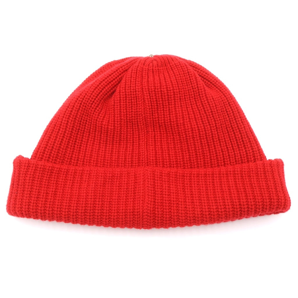 CHROME HEARTS(クロムハーツ) BEANIE スターパッチカシミヤビーニー 帽子 レッド