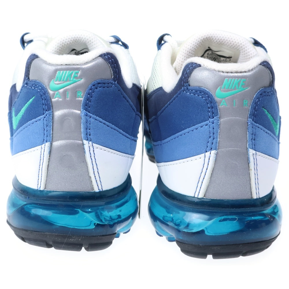 NIKE(ナイキ) AIR VAPORMAX 95 エアベイパーマックス ローカットスニーカー シューズ ホワイト/ブルー AJ7292-100