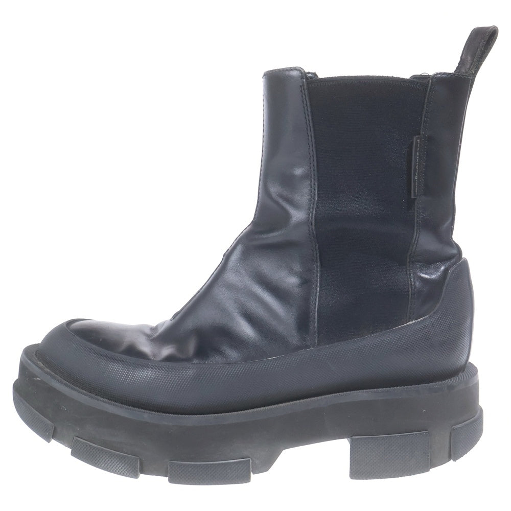 BOTH(ボス) GAO Platform Chelsea サイドゴアブーツ レザーシューズ ブラック