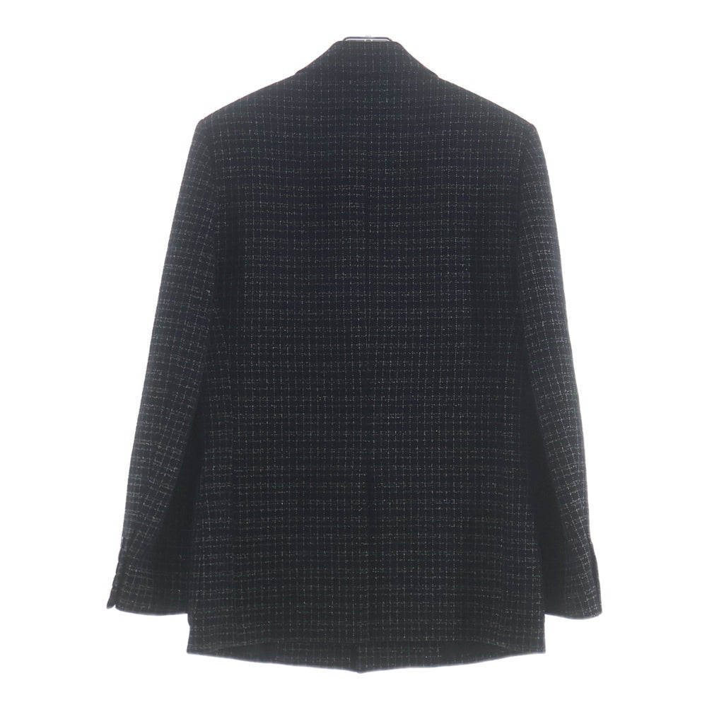 SAINT LAURENT PARIS(サンローランパリ) Tweed Jacket ツイードジャケット テーラードジャケット ブラック 644409 Y1C81
