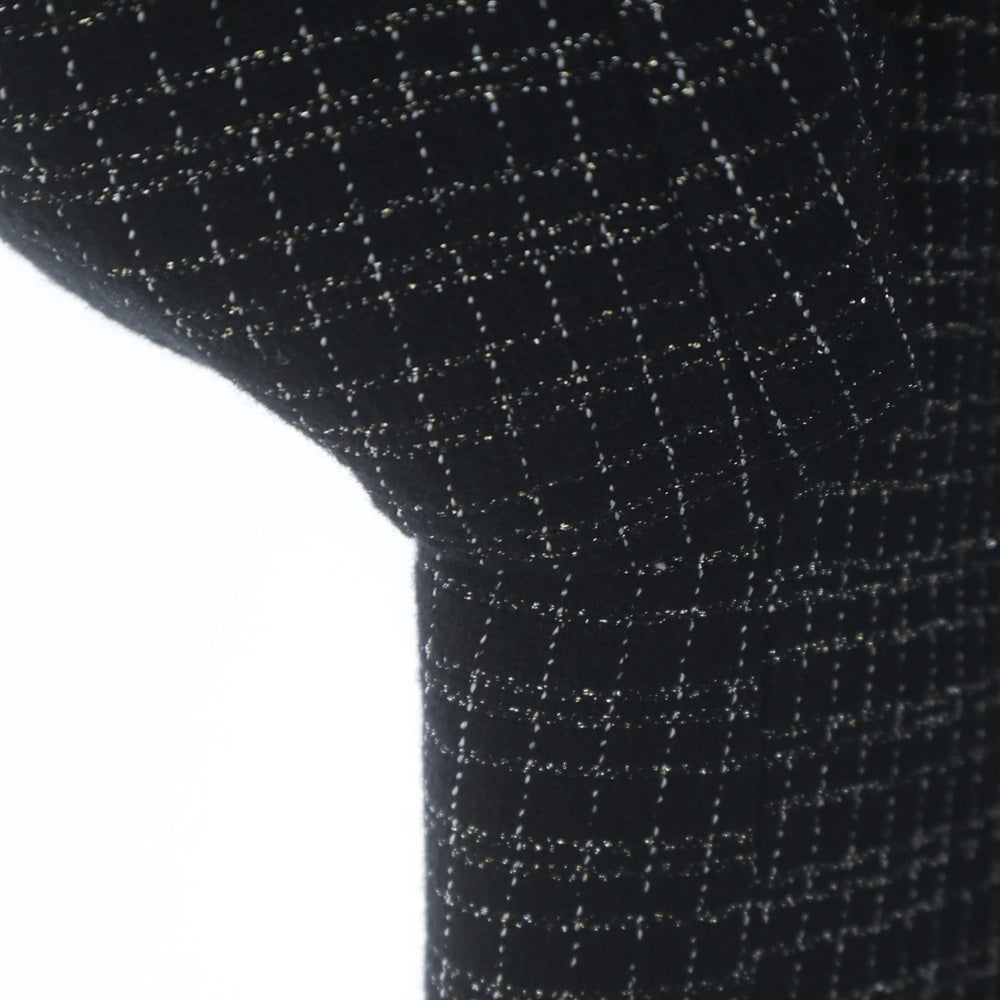 SAINT LAURENT PARIS(サンローランパリ) Tweed Jacket ツイードジャケット テーラードジャケット ブラック 644409 Y1C81
