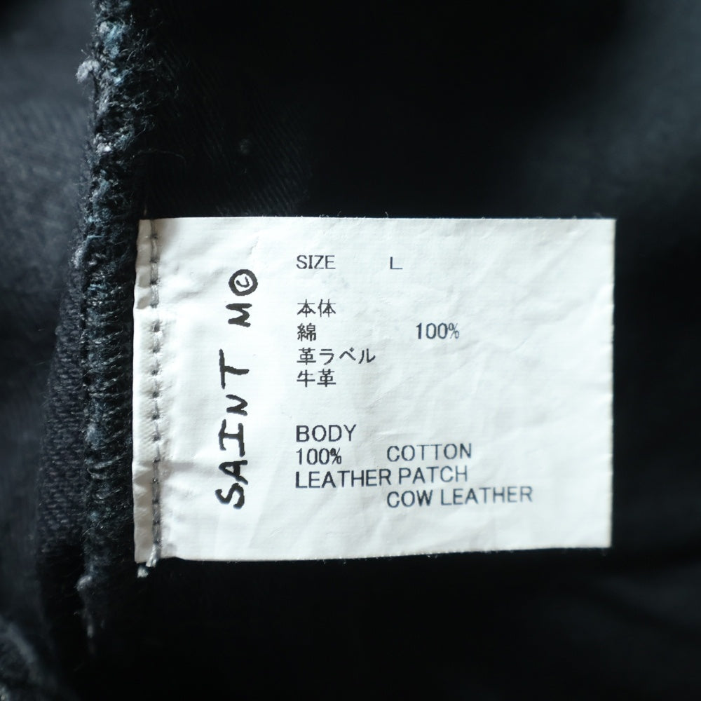 SAINT MICHAEL(セントマイケル) 26SS BLACK FLARE DENIM PANTS ブラック SM-MK8-0000-078