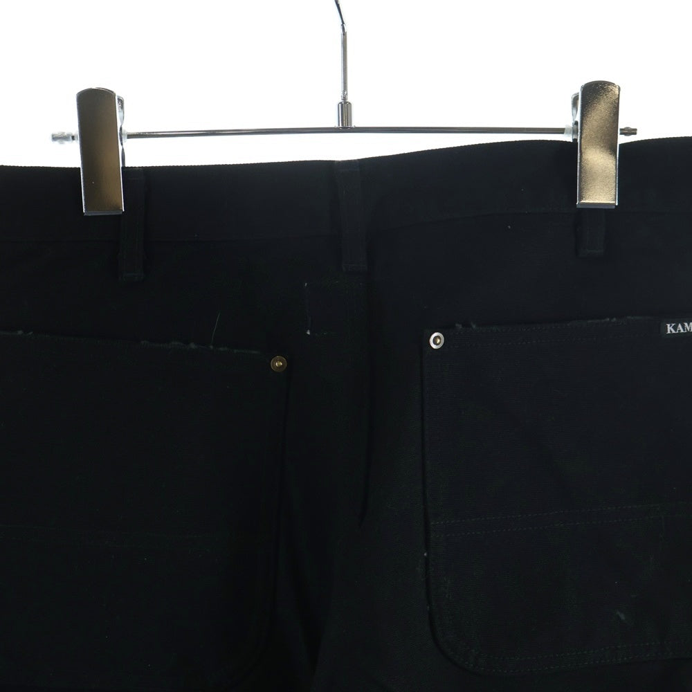 KAMIYA(カミヤ) 24SS BORO Duck Painter Pants ボロダックペインターパンツ ブラック G11PT026