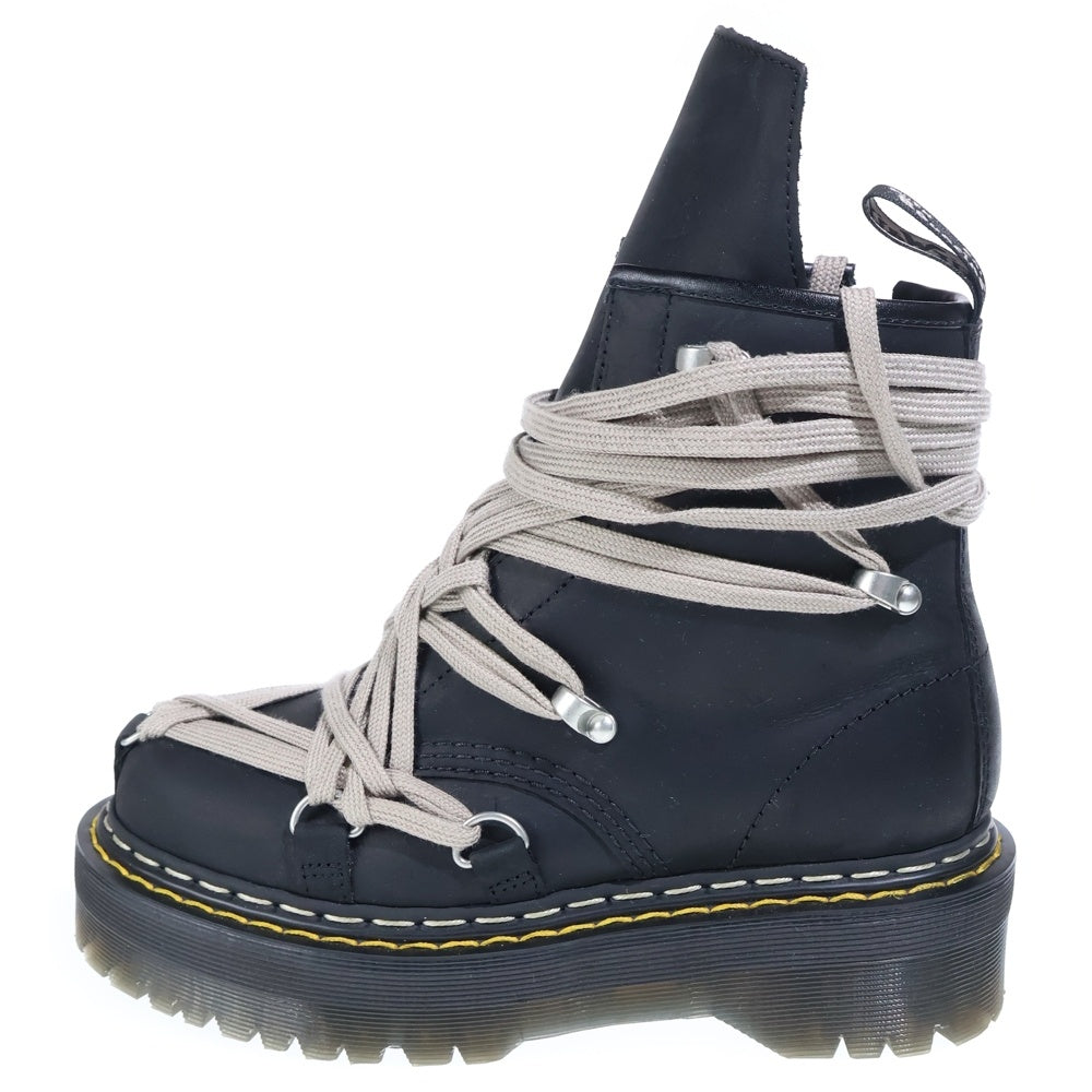 Dr.Martens(ドクターマーチン) ×Rick Owens 1460 Quad Sole Mega Lace Boot リックオウエンス メガレースブーツ ブラック UK5 DW02E6812 8001