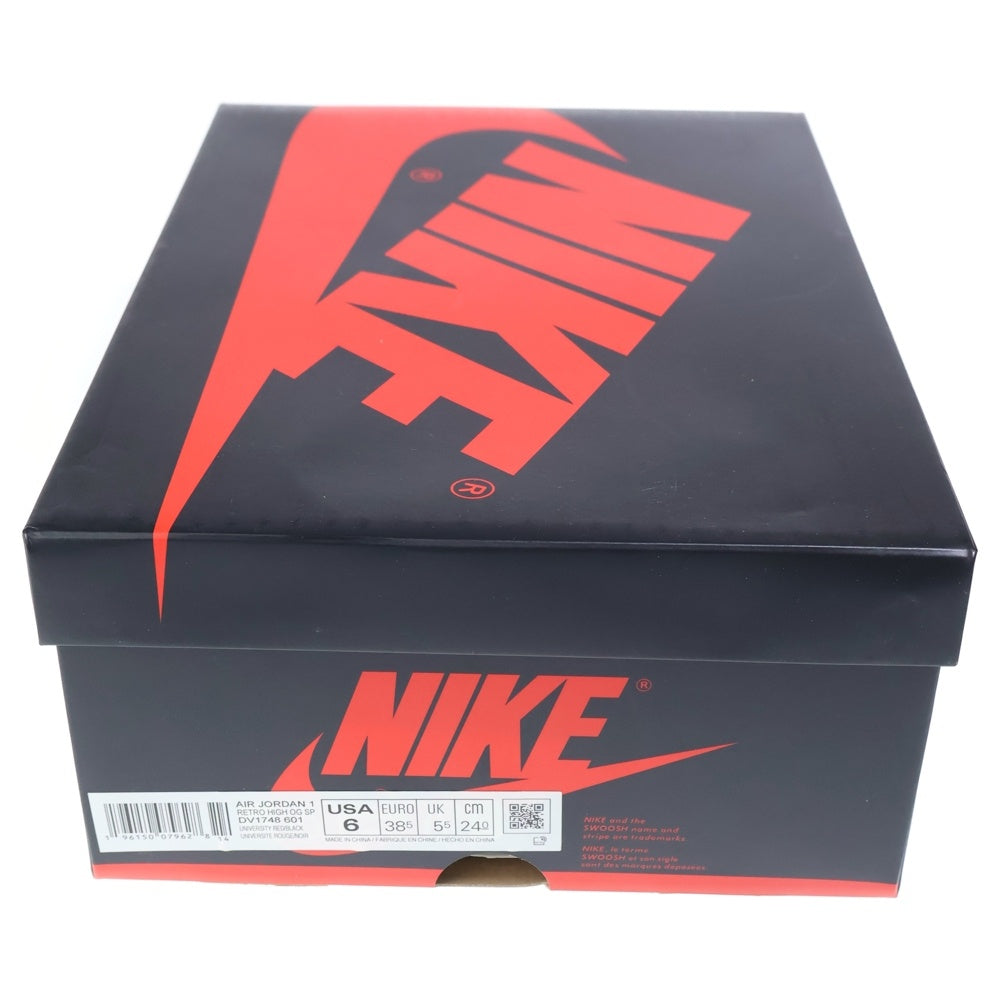 NIKE(ナイキ) Air Jordan 1 エアジョーダン1 ハイ ネクストチャプター ハイカットスニーカー レッド US6/24cm DV1748-601 レディース