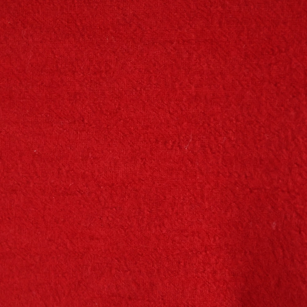 Yohji Yamamoto POUR HOMME(ヨウジヤマモト プールオム) 21AW ウール エアー天竺 丸首長袖ニットソー レッド Tシャツ/セーター HX-T04-170