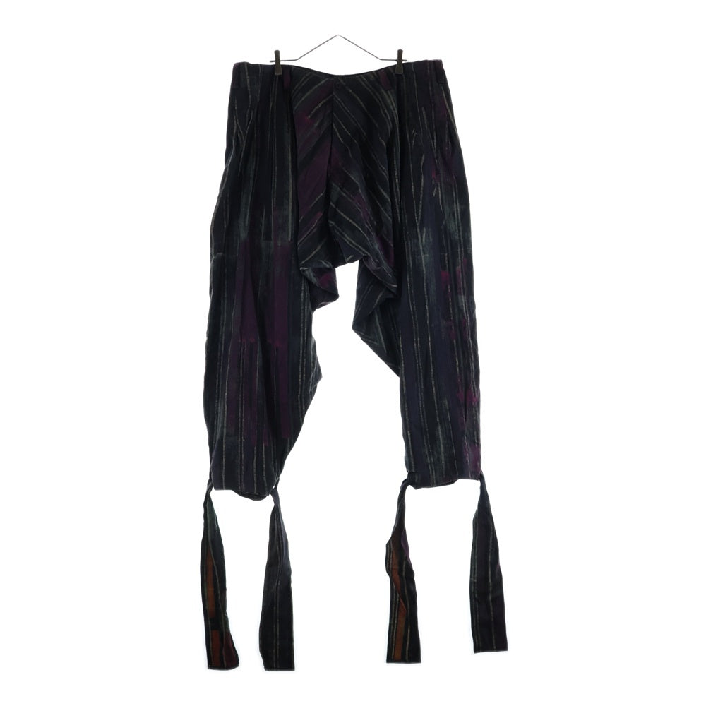 Yohji Yamamoto POUR HOMME(ヨウジヤマモト プールオム) 23AW ドレープパンツ スラックス 総柄 サルエル HJ-P56-137