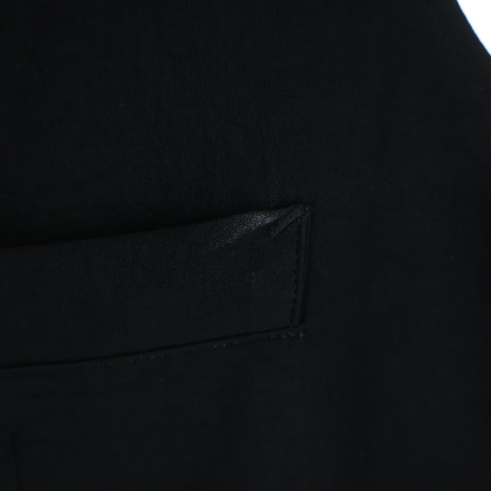 Yohji Yamamoto POUR HOMME(ヨウジヤマモト プールオム) 20SS Tuxedo back flare vest デザイナーズベスト HN-V04-500 ブラック