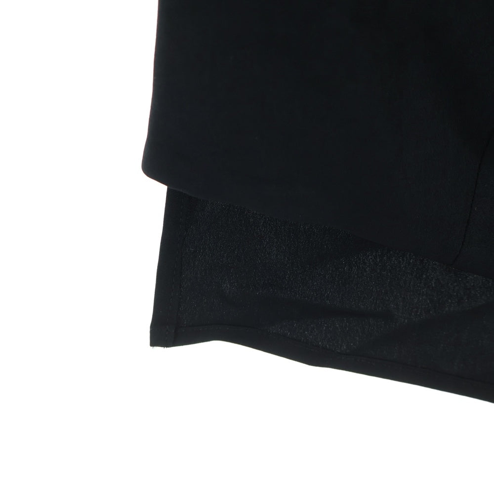 Yohji Yamamoto POUR HOMME(ヨウジヤマモト プールオム) 20SS Tuxedo back flare vest デザイナーズベスト HN-V04-500 ブラック