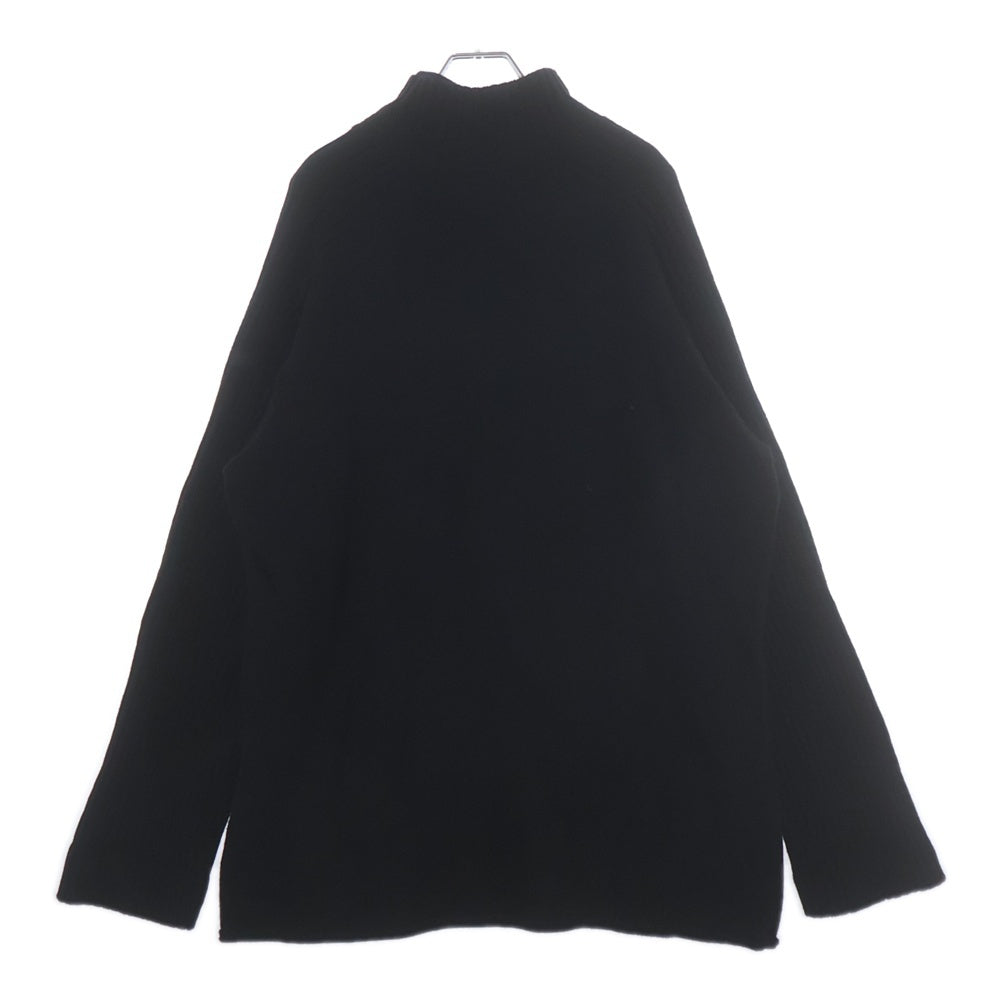 Yohji Yamamoto POUR HOMME(ヨウジヤマモト プールオム) レイヤードタートルネックニット HR-K08-190 ブラック