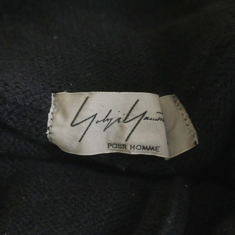 Yohji Yamamoto POUR HOMME(ヨウジヤマモト プールオム) レイヤードタートルネックニット HR-K08-190 ブラック