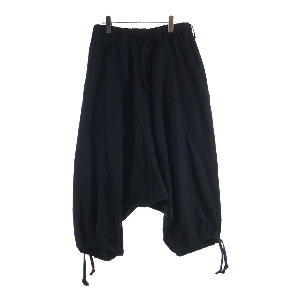 Yohji Yamamoto POUR HOMME(ヨウジヤマモト プールオム) 17AW シワギャバ サルエルパンツ ブラック HK-P64-100