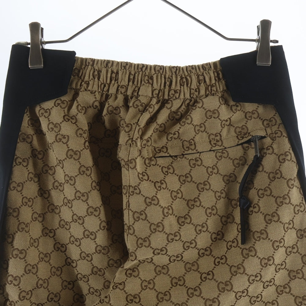 GUCCI(グッチ) xThe North Face ザノースフェイス GGジャガードパンツ ベージュ 671191 ZAHP0