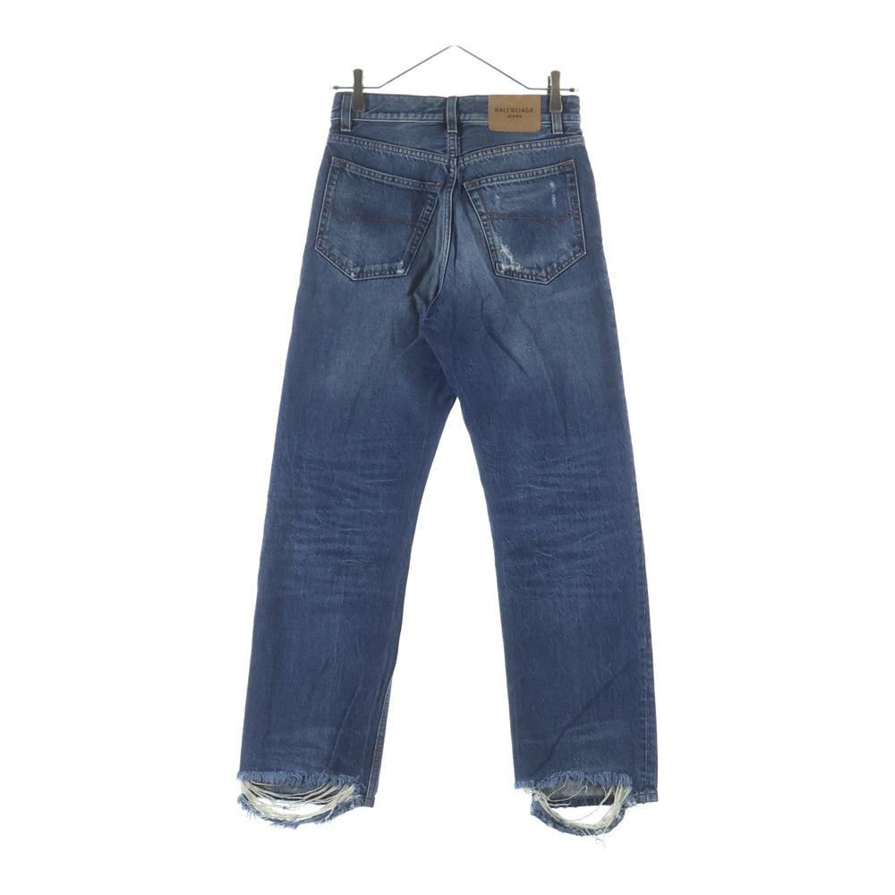 BALENCIAGA(バレンシアガ) SLIM FIT JEANS スリム フィット ジーンズ デニムパンツ インディゴ 697885 TBP48