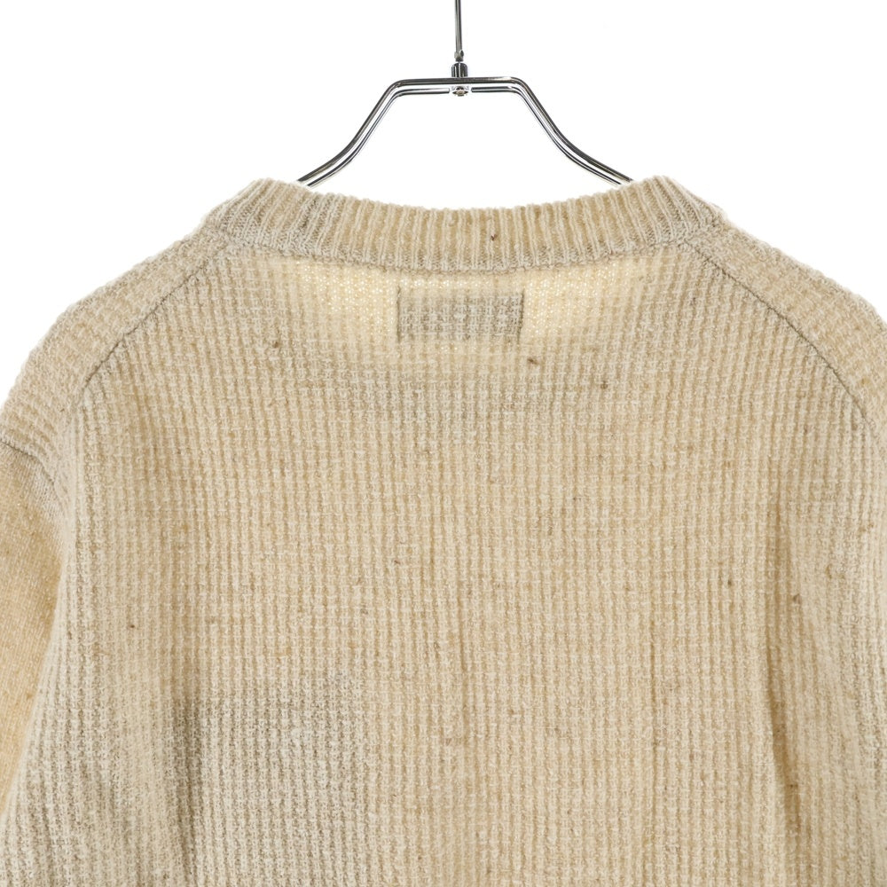 STONE ISLAND(ストーンアイランド) Speckled knit sweater スペックルニット セーター ホワイト 8115562B1