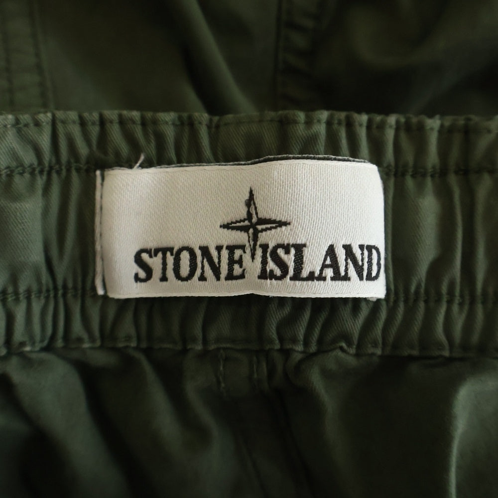 STONE ISLAND(ストーンアイランド) Cotton Twill Stretch-TC Loose Cargo Pants カーゴパンツ 811532910 オリーブ
