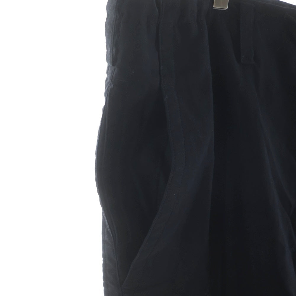 Yohji Yamamoto POUR HOMME(ヨウジヤマモト プールオム) Wool Gabardine Cargo Pants ウールギャバジンカーゴパンツ ブラック HC-P98-019