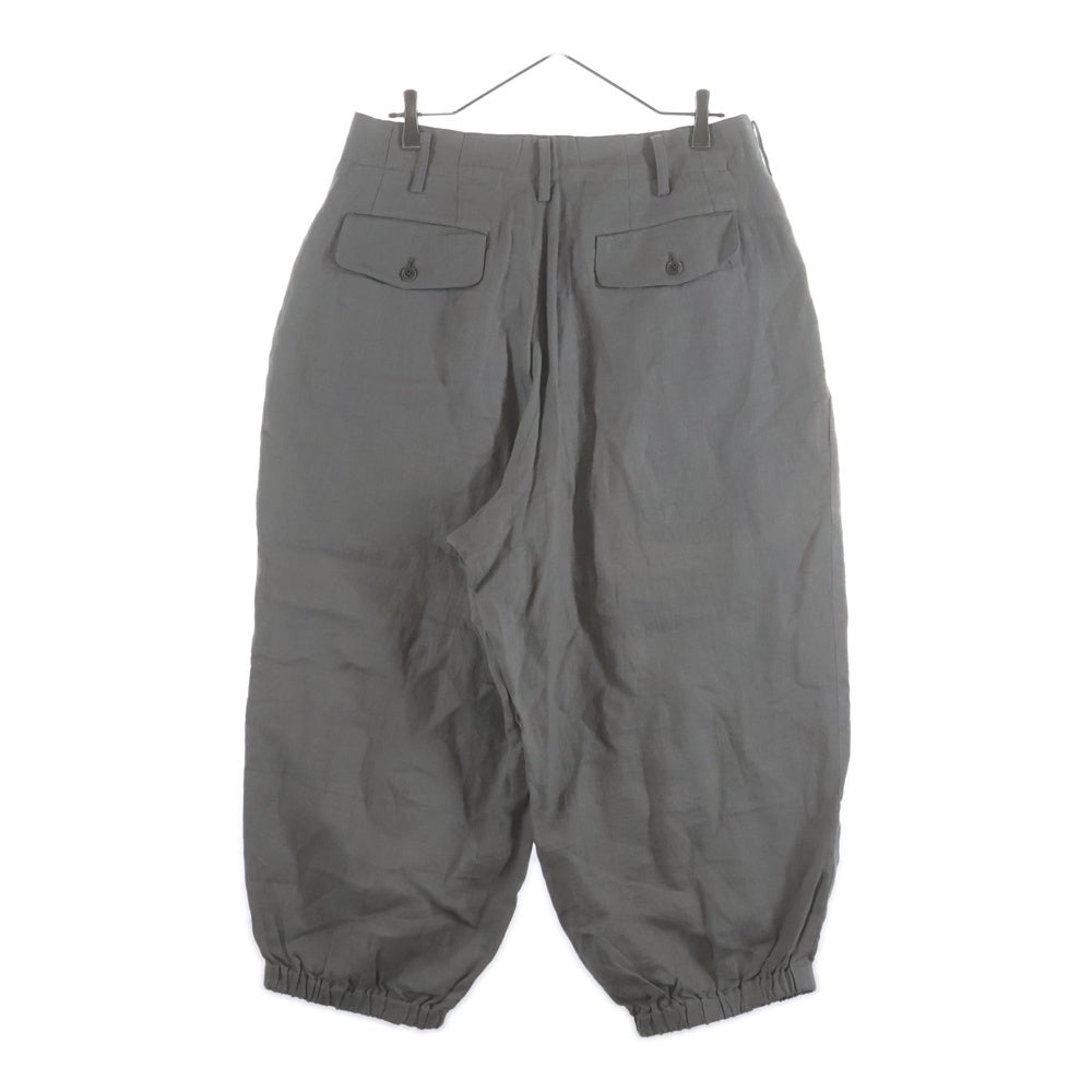 Yohji Yamamoto POUR HOMME(ヨウジヤマモト プールオム) UNBALANCED PT TUCK PANTS タックパンツ グレー HD-P69-811