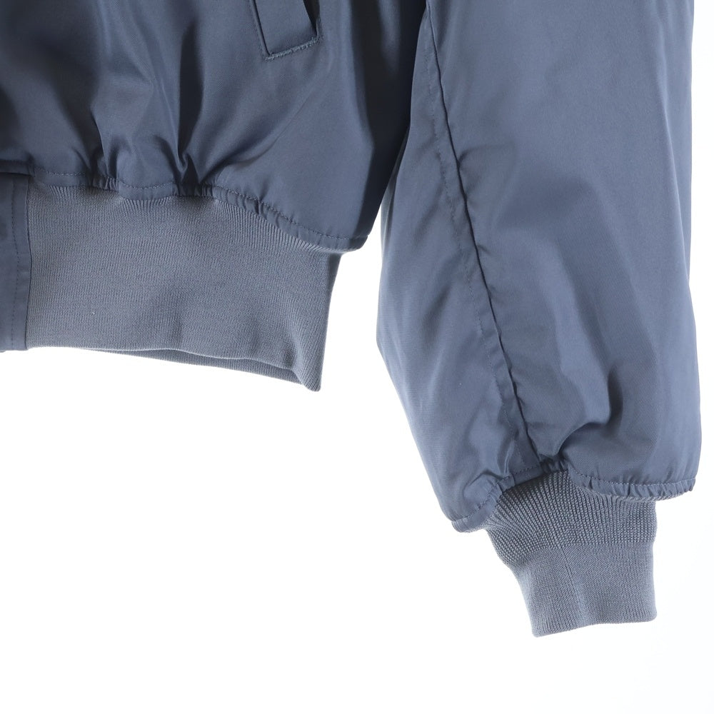 AURALEE(オーラリー) HIGH DENSITY SILK TWILL FLIGHT BLOUSON シルクツイル フライトブルゾン ジャケット ブルー A26SB01AR