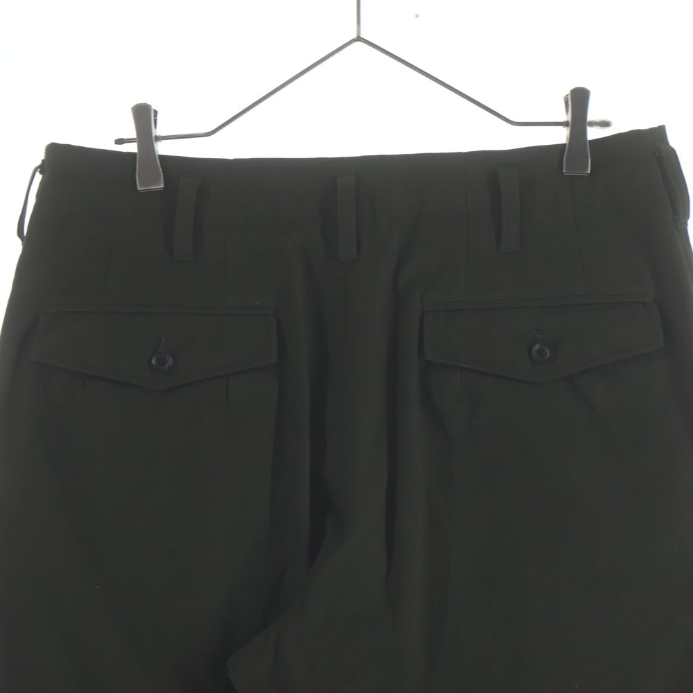 Yohji Yamamoto POUR HOMME(ヨウジヤマモト プールオム) COTTON STRAIGHT PANTS コットンストレート パンツ カーキ HK-P20-014