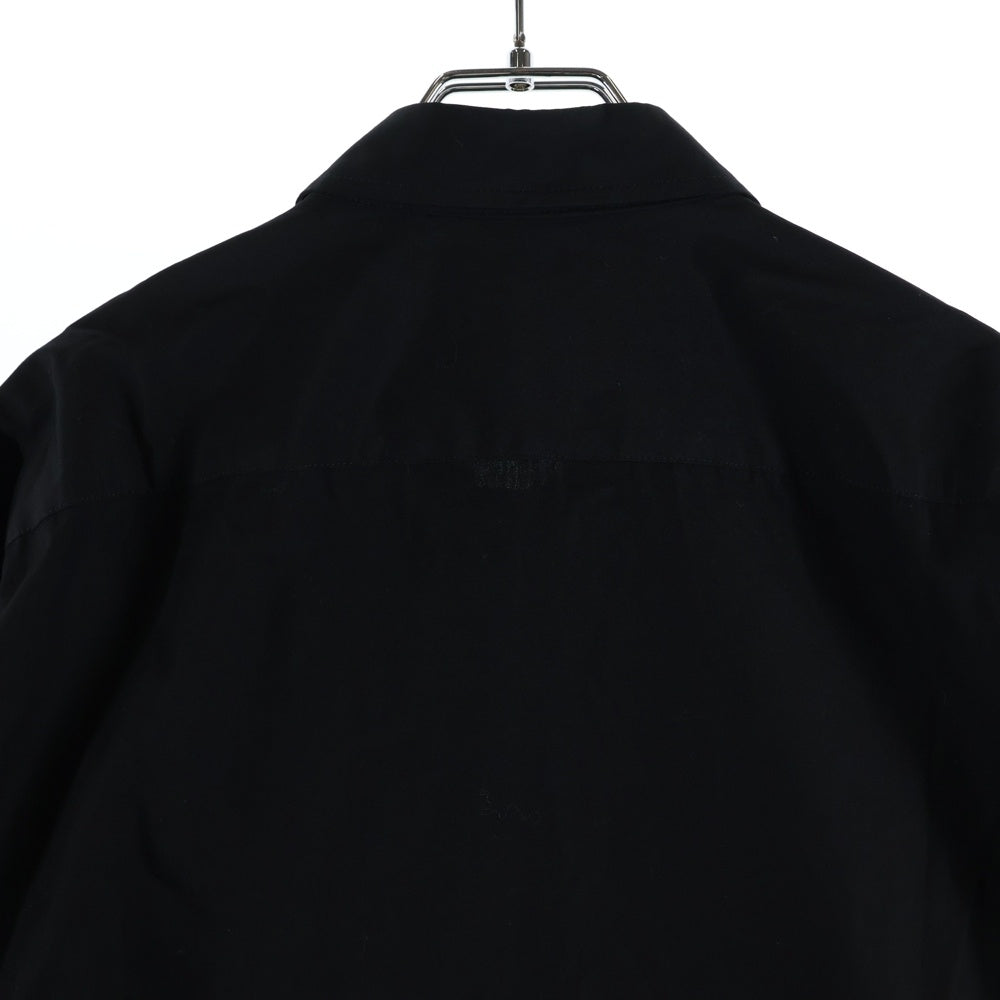 Yohji Yamamoto POUR HOMME(ヨウジヤマモト プールオム) タブ付きロングシャツ HN-B19-014 ブラック