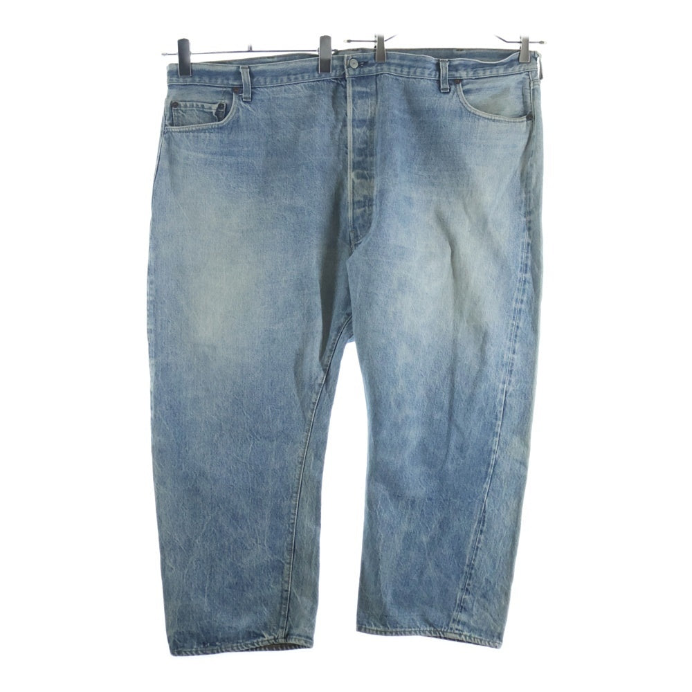 Levi's(リーバイス) 80s Vintage 3501-0117 ボタン裏刻印 524 ハチマル ブランクタグ 収縮率10% 赤耳 デニム パンツ インディゴ