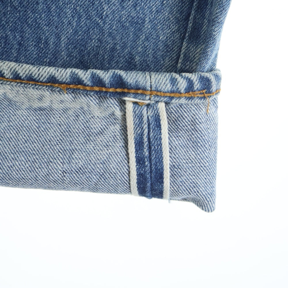 Levi's(リーバイス) 80s Vintage 3501-0117 ボタン裏刻印 524 ハチマル ブランクタグ 収縮率10% 赤耳 デニム パンツ インディゴ