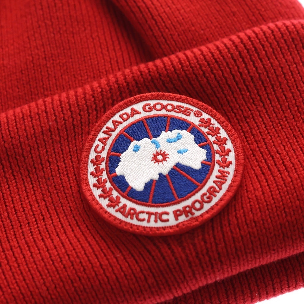 CANADA GOOSE(カナダグース) アークティック ニットキャップ ビーニー レッド 6936M