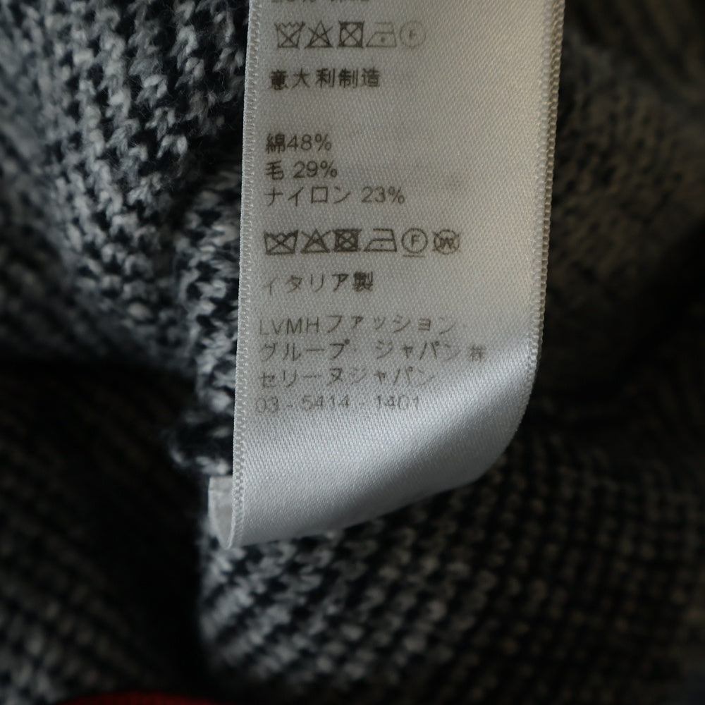 CELINE(セリーヌ) 22SS AMY DORIAN ジャガード ドッグ総柄カーディガン ブラック ドッグ 2A51W531Q
