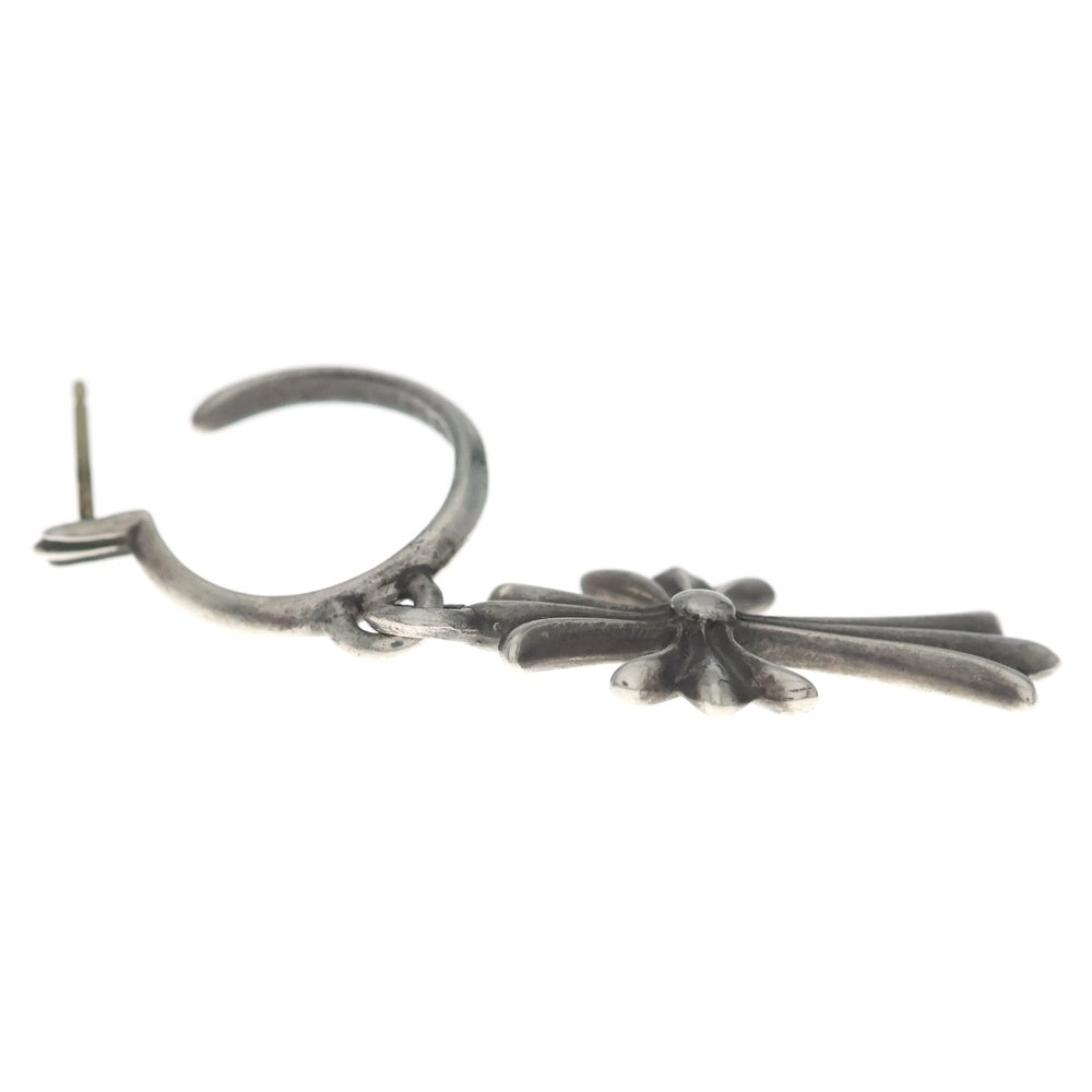 CHROME HEARTS(クロムハーツ) TINY CH CROSS タイニーCHクロス フープピアス シルバー BCA115
