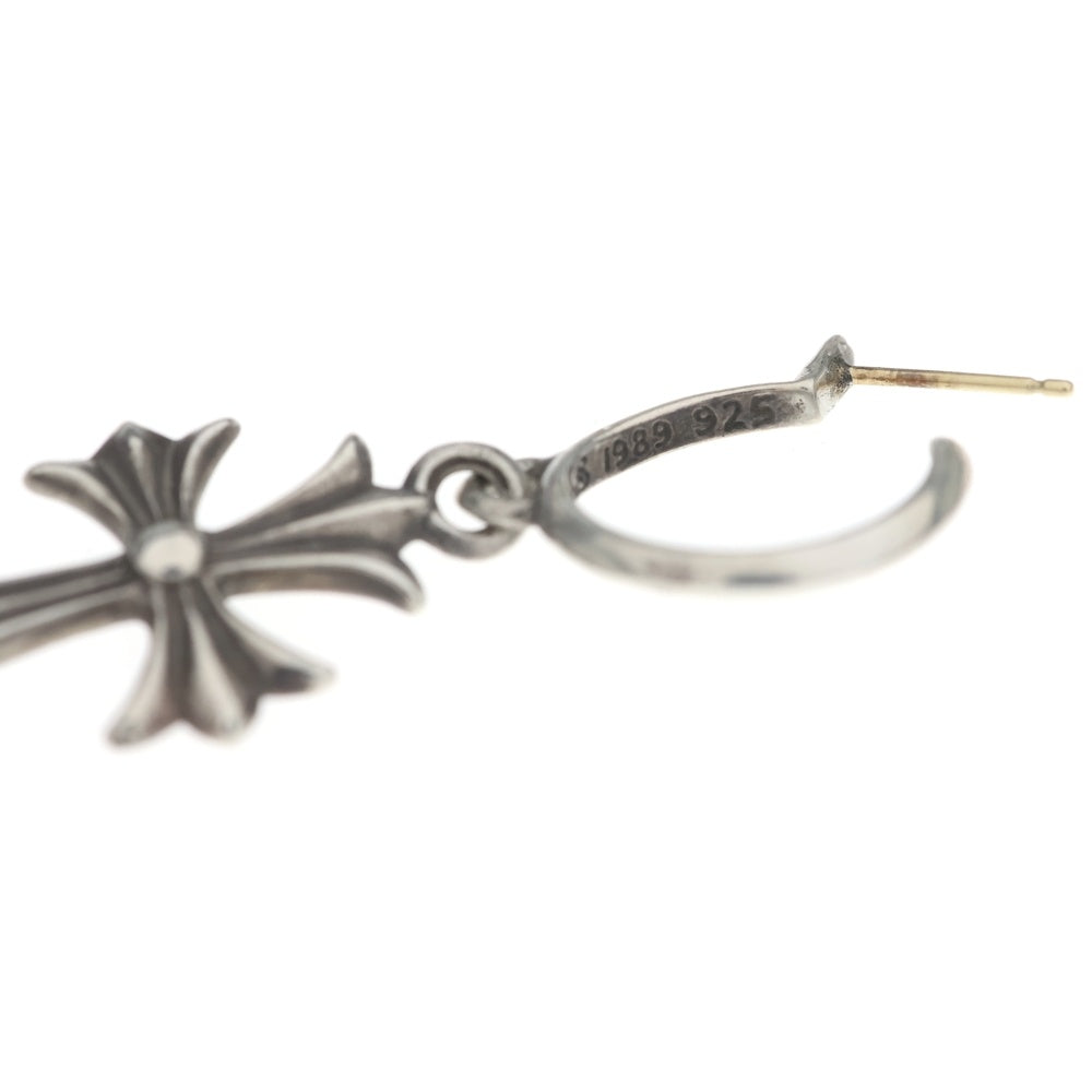 CHROME HEARTS(クロムハーツ) TINY CH CROSS タイニーCHクロス フープピアス シルバー BCA115