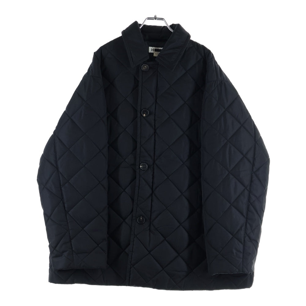 H BEAUTY&YOUTH(エイチ ビューティーアンドユース) 23AW OLMETX キルティングコート ブラック 1225-186-0045