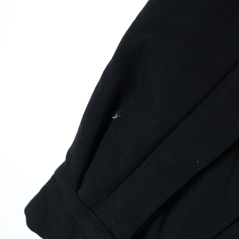 H BEAUTY&YOUTH(エイチ ビューティーアンドユース) WOOL BALLOON REGULAR SHIRT ウール バルーン レギュラー シャツ ブラック 1211-174-7490