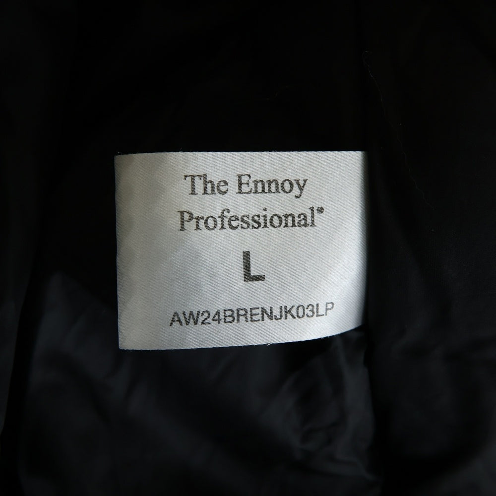 The Ennoy Professional(エンノイプロフェッショナル) 24AW Padded Jacket フーデッドパテッドジャケット グレー AW24BRENJK03LP