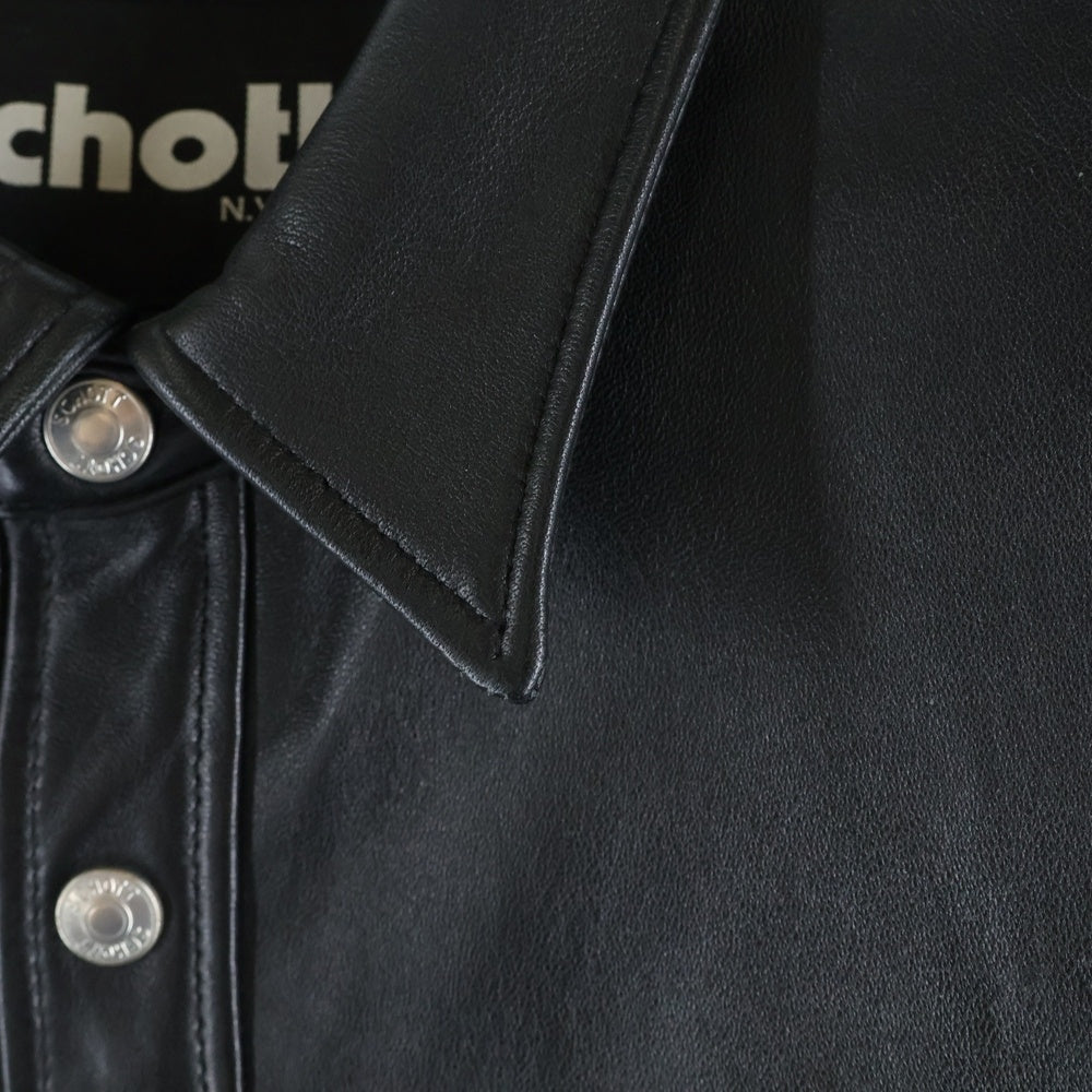 SCHOTT(ショット) ラムレザーCPOジャケット ブラック 3121025