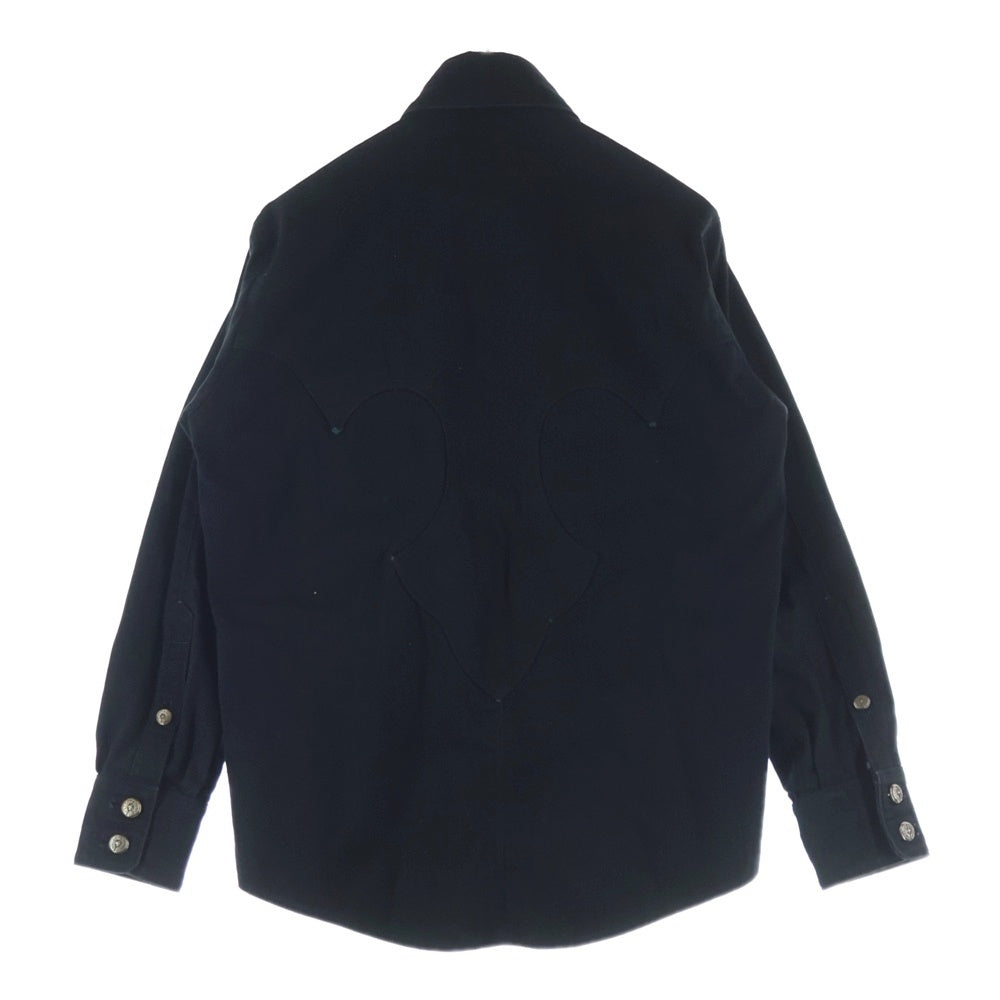 CHROME HEARTS(クロムハーツ) OLD DENIM オールド バックフレアニー ウエスタンジャケット ブラック