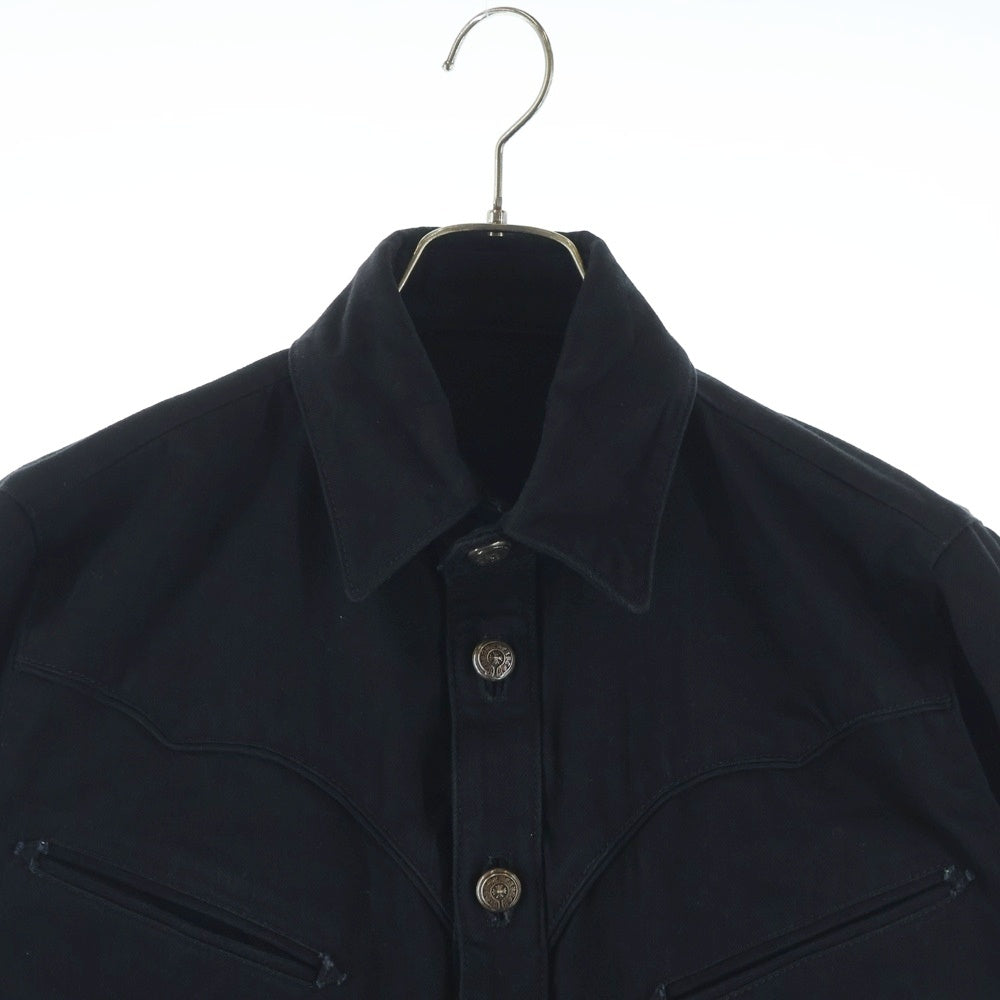 CHROME HEARTS(クロムハーツ) OLD DENIM オールド バックフレアニー ウエスタンジャケット ブラック