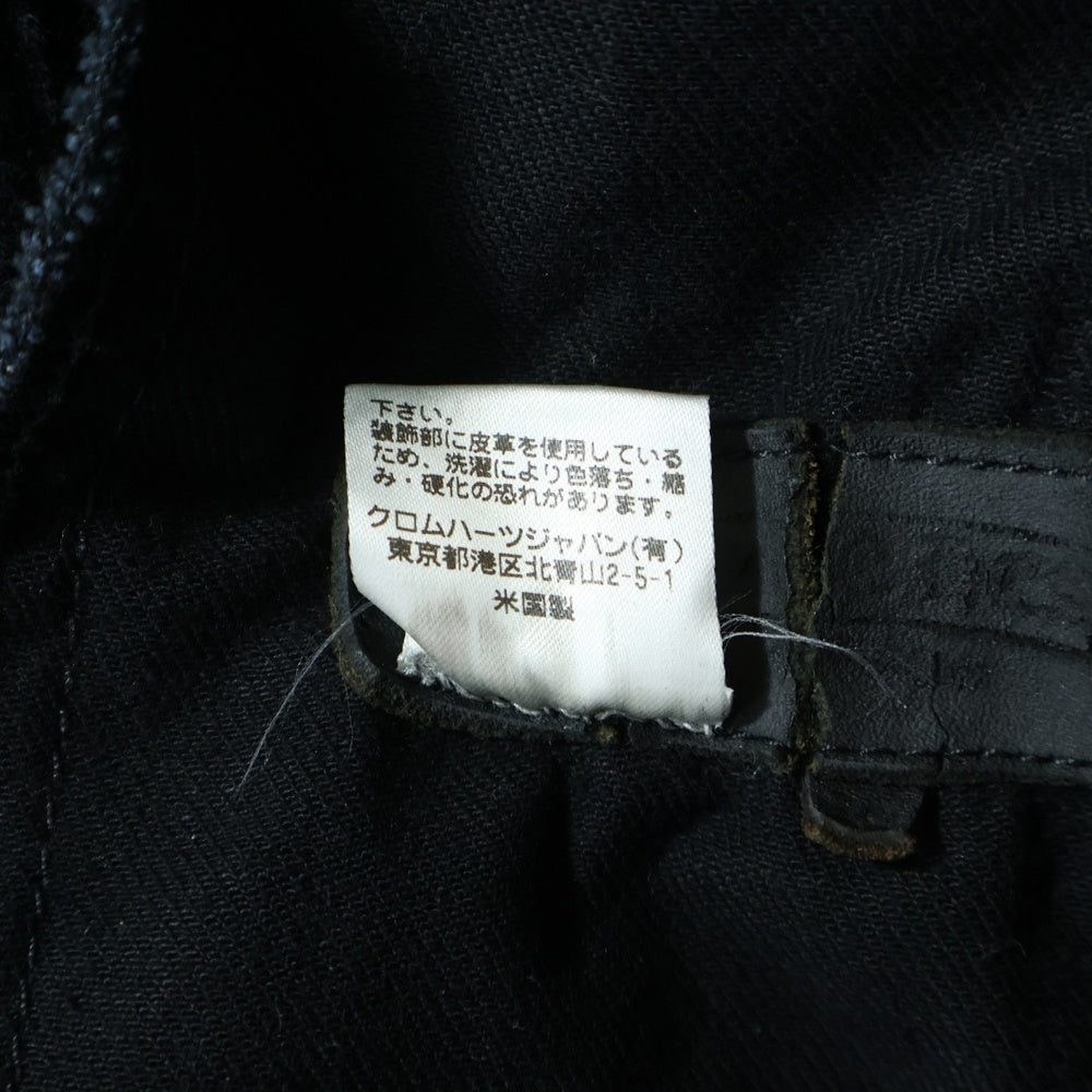 CHROME HEARTS(クロムハーツ) OLD DENIM オールド バックフレアニー ウエスタンジャケット ブラック
