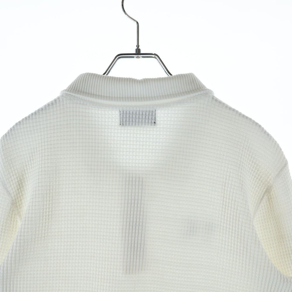 THUG CLUB(サグクラブ) 24AW フロントロゴ サーマルシャツ ホワイト TC24PK0202W