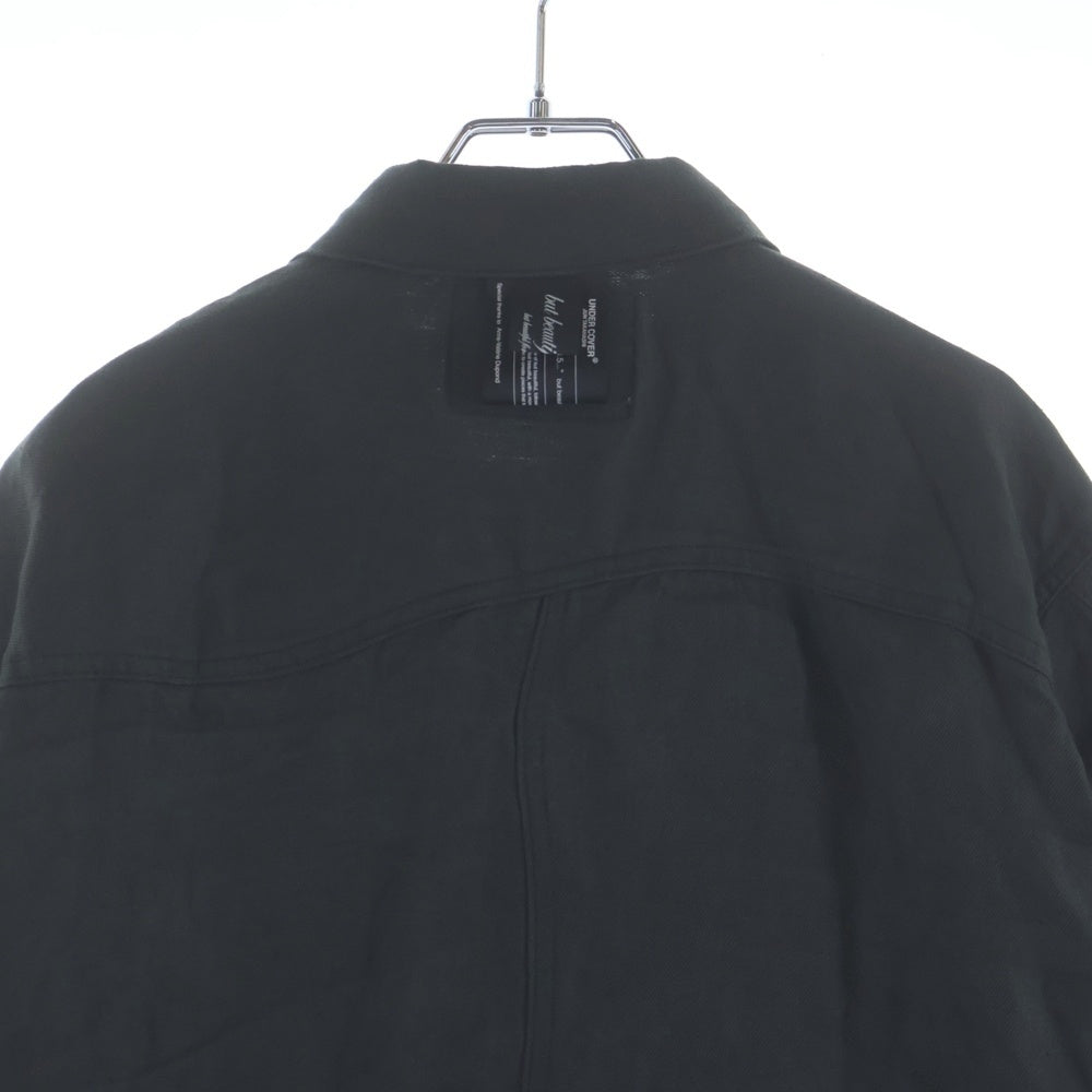 UNDERCOVER(アンダーカバー) 26SS but beautiful BUT 復刻 ユーズド加工デニムジャケット 歪みジャケット カーキ/グレー UC1F4204-2