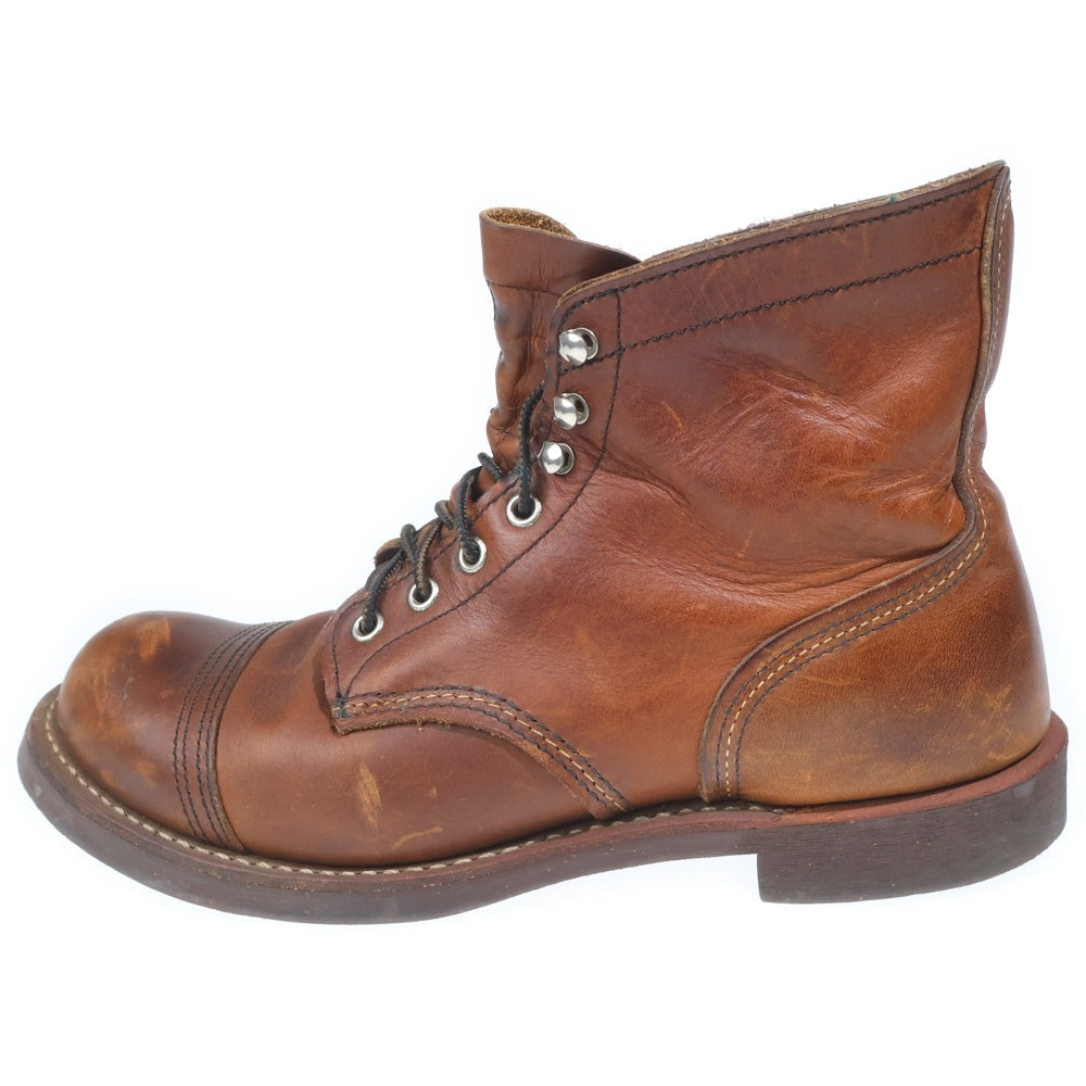 RED WING(レッド ウイング) IRON RANGAR 8111 アイアンレンジャー アンバーハーネス ワークブーツ ブラウン US8.5/26.5cm