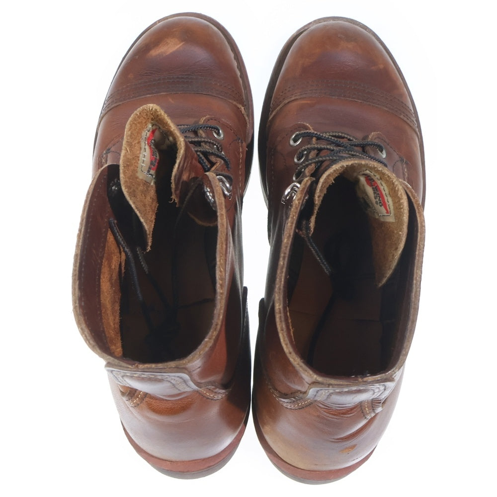 RED WING(レッド ウイング) IRON RANGAR 8111 アイアンレンジャー アンバーハーネス ワークブーツ ブラウン US8.5/26.5cm