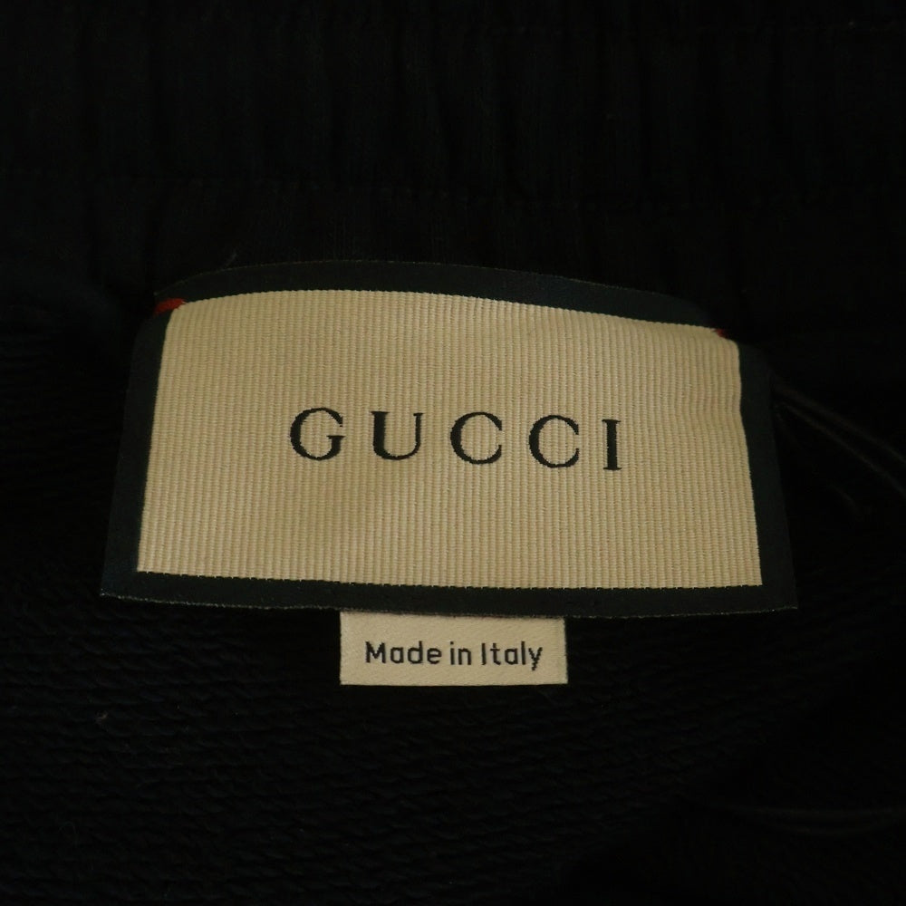 GUCCI(グッチ) Cotton Jersey Jogging Pants スウェットパンツ ブラック 752189 XJFQV
